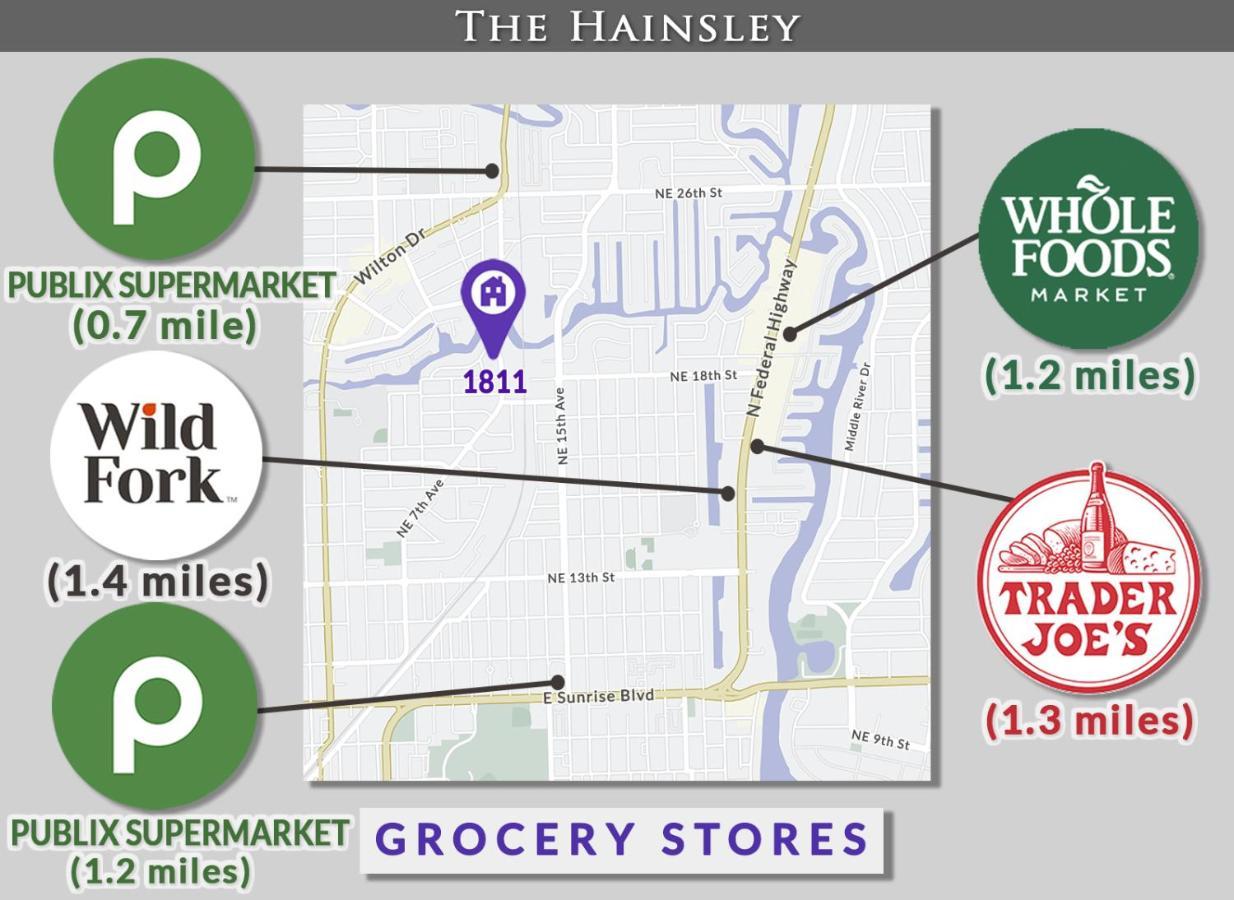 Hainsley Apartments - Walk To Wilton Drive Fort Lauderdale Luaran gambar